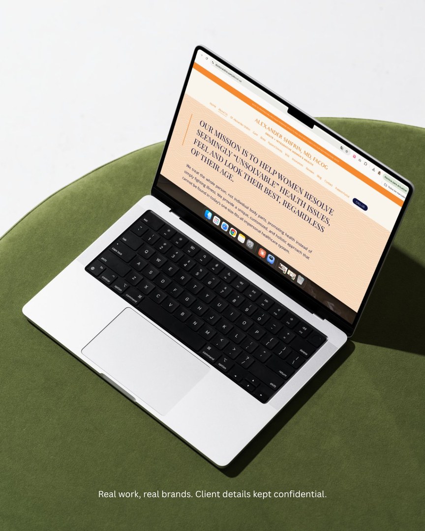 Website design · OB-GYN wellness practice