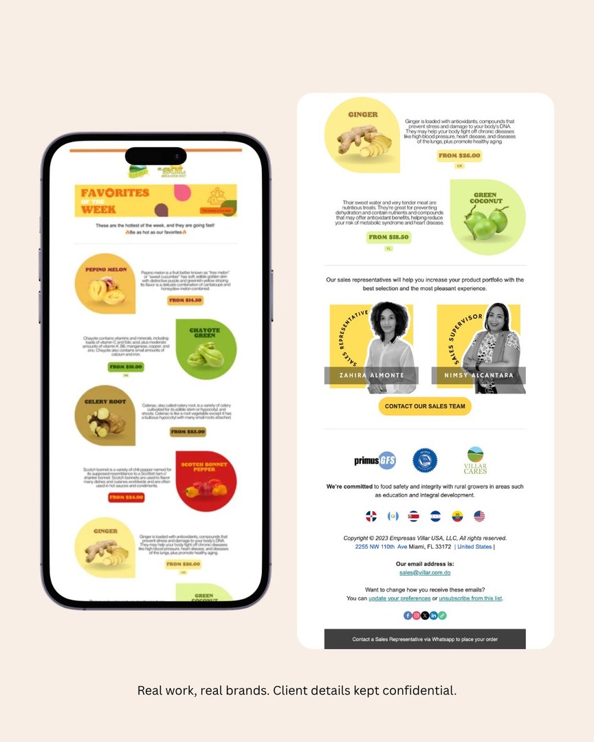 Email marketing · Wholesale distribution